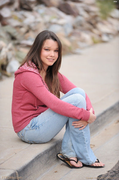 FTV Girl Jess in Jeans